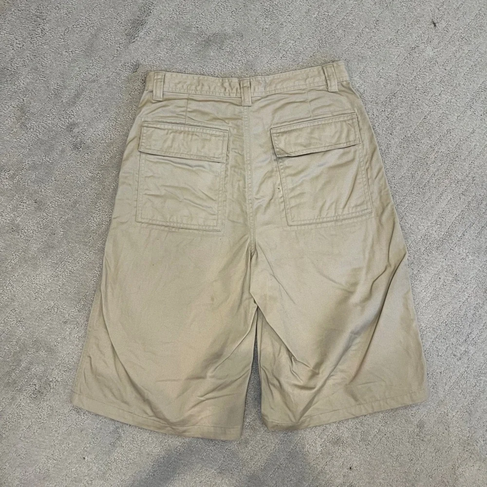 Vintage Polo Jeans Co. Beige Cargo Shorts Men's Size 16‎ Classic Utility Y2K